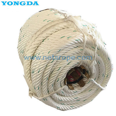 Cuerda de fibra compuesta de nailon de 6 hebras de alta resistencia de 24 mm