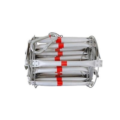 Escalera de cuerda de rescate de combate a incendios de aleación de aluminio multifuncional