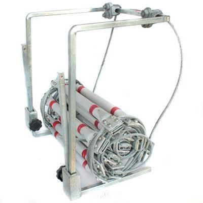 Escalera de cuerda de rescate de combate a incendios de aleación de aluminio multifuncional