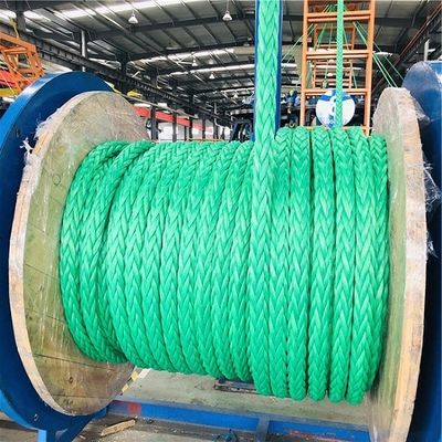 Cuerdas de amarre marinas UHMWPE de alta resistencia y peso ligero 8 hebras