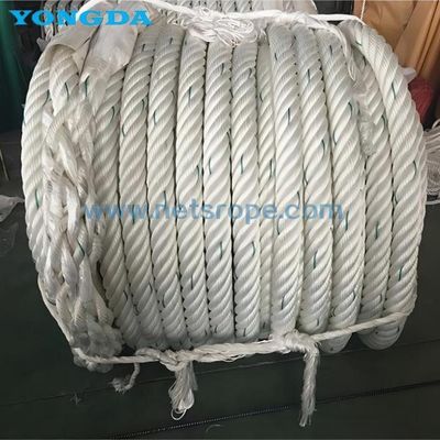 Cuerdas trenzadas de nylon de 6 hebras resistentes al desgaste de 20 mm a 44 mm