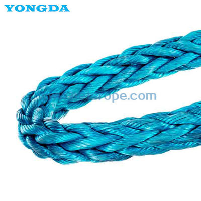 Super resistencia 12 hebras HMPE cuerda de amarre para buques/línea de amarre para buques con resistencia a los rayos UV y químicos